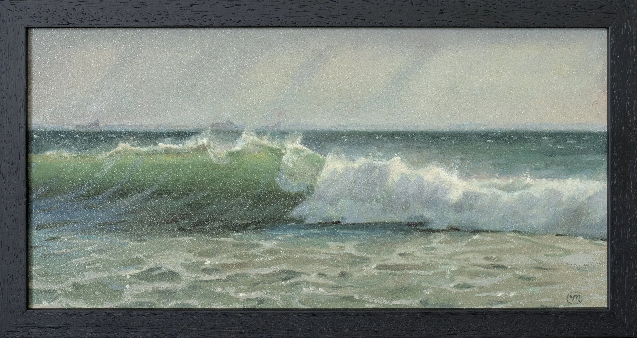 "The Winking Wave" Oil Painting