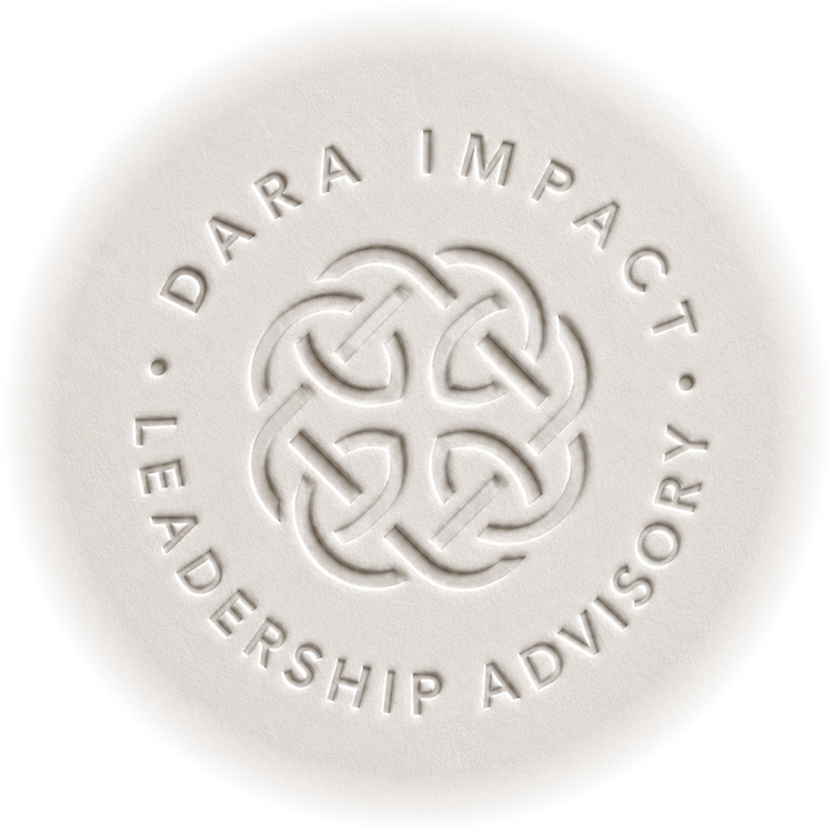Dara Impact Leadership Advisory embossed seal