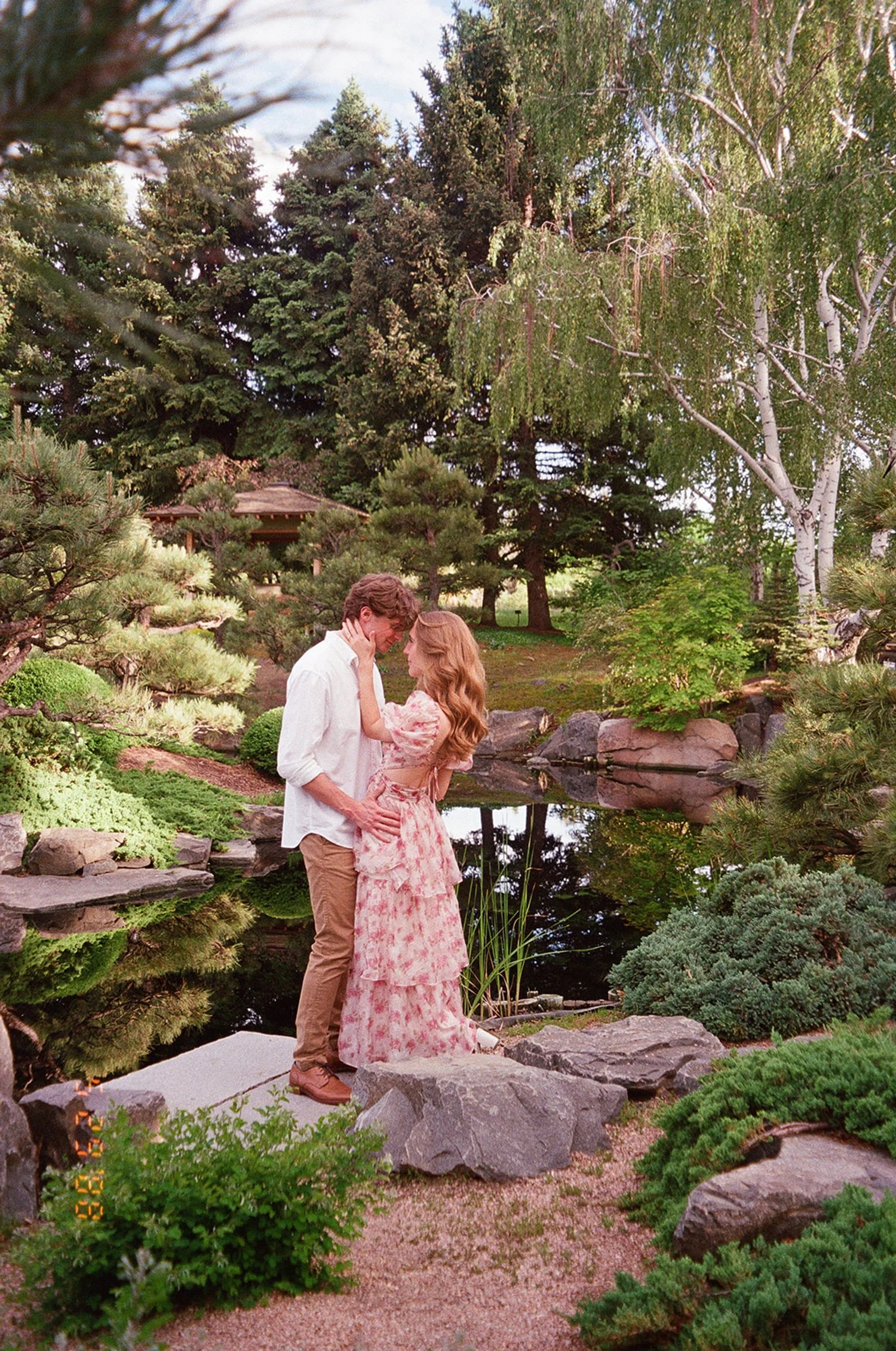 film engagement photo taken by a Denver engagement photographer