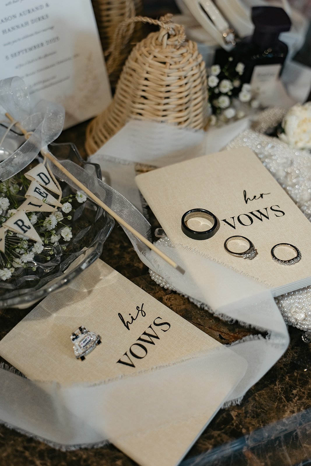 unique Wedding Detail Photos filled with personal touches 
