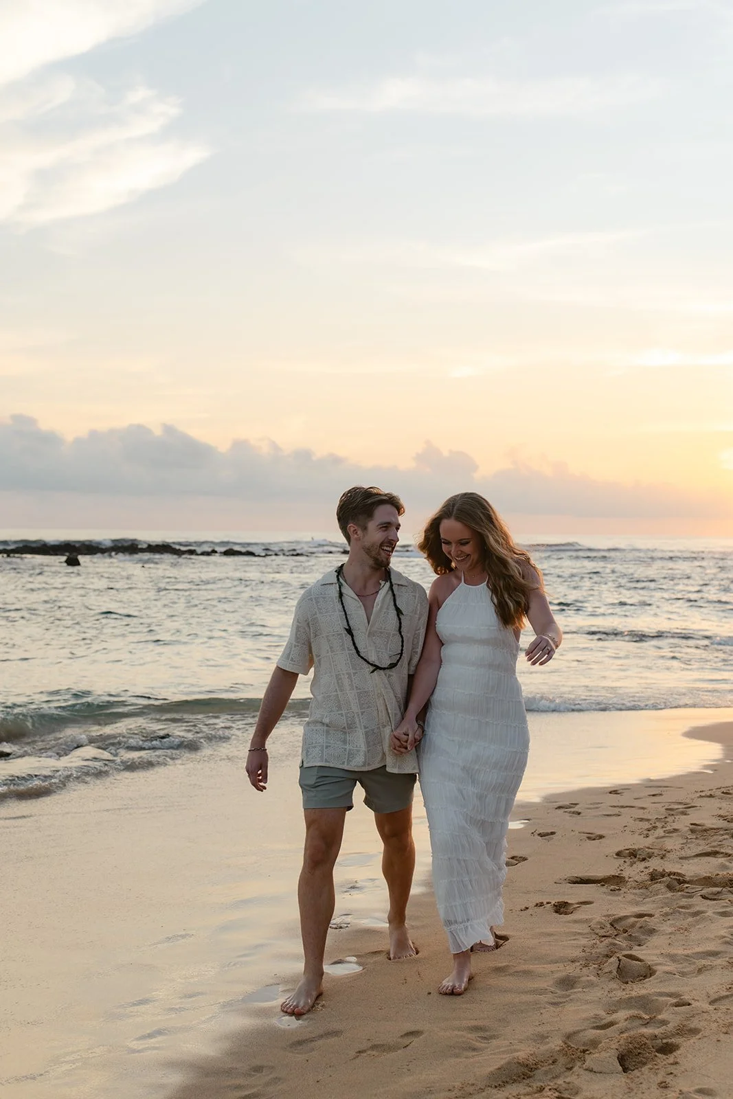 beachy and flowy Engagement Photo Outfits