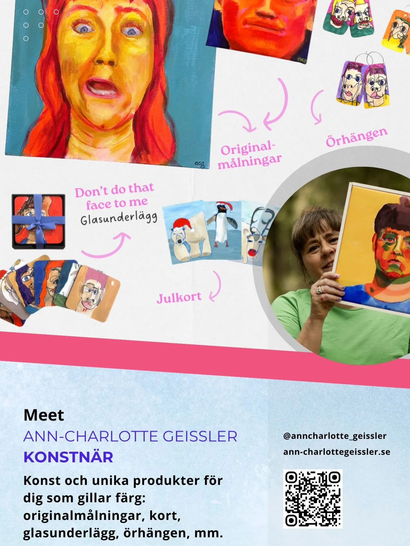 Snart blir det julmarknad! Jag och ett g&auml;ng h&auml;rliga kreat&ouml;rer fr&aring;n @fridaybusinesslab kommer att finnas p&aring; Brunnsgatan 21B i Stockholm den 28 och 29 november med h&auml;rliga julklappar och adventsmys. 

F&ouml;rutom jag de