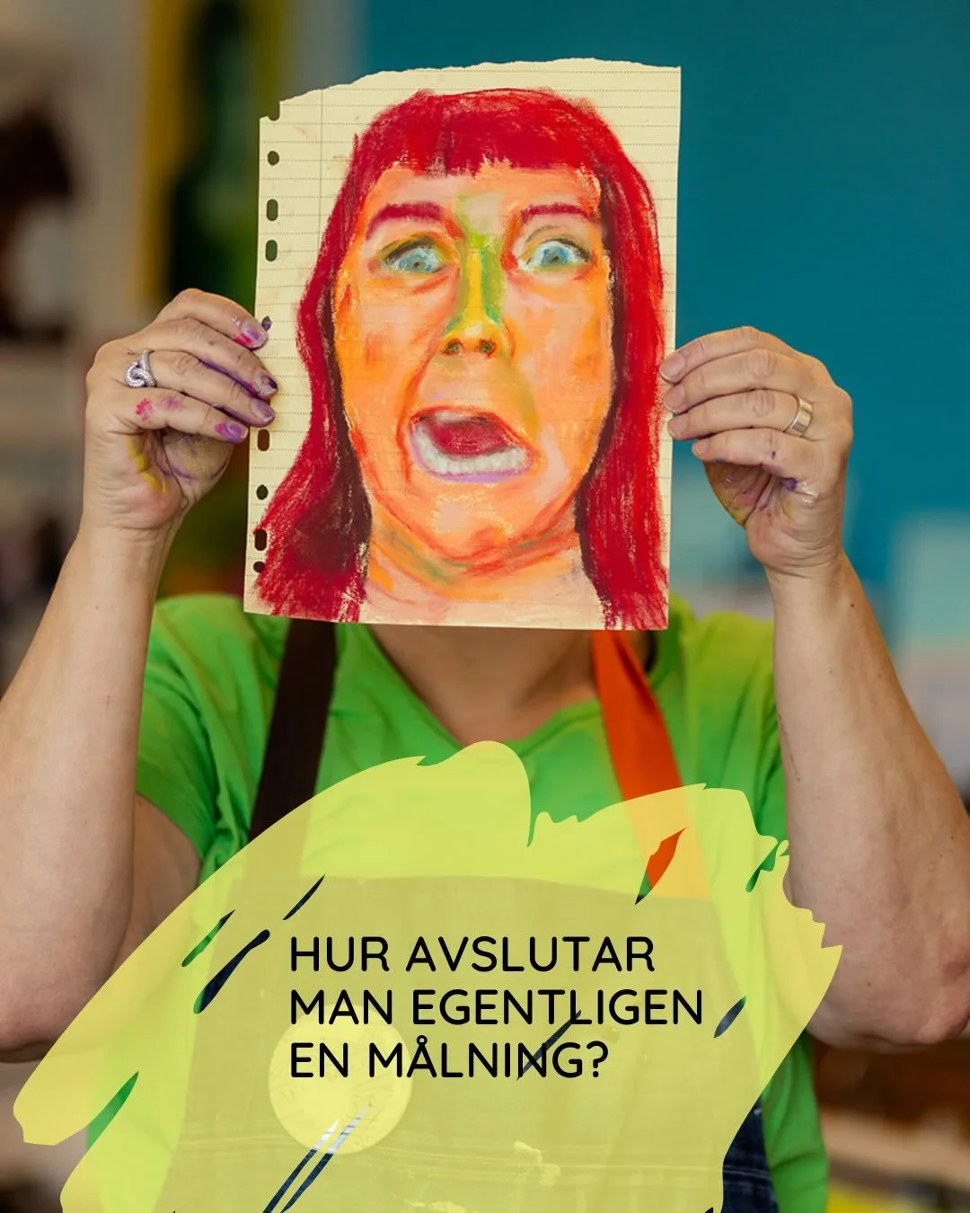 N&auml;r jag b&ouml;rjade m&aring;la mer frekvent tyckte jag att det var sv&aring;rt att veta n&auml;r jag var klar med n&aring;got. Andra konstn&auml;rer jag l&auml;ste om svarade ofta &ldquo;du bara vet&rdquo; p&aring; den fr&aring;gan. Det var int