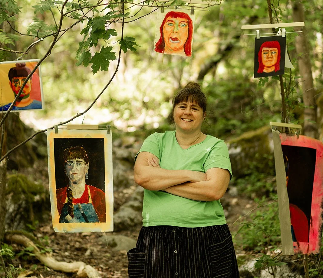 Ann-Charlotte och hennes porträtt