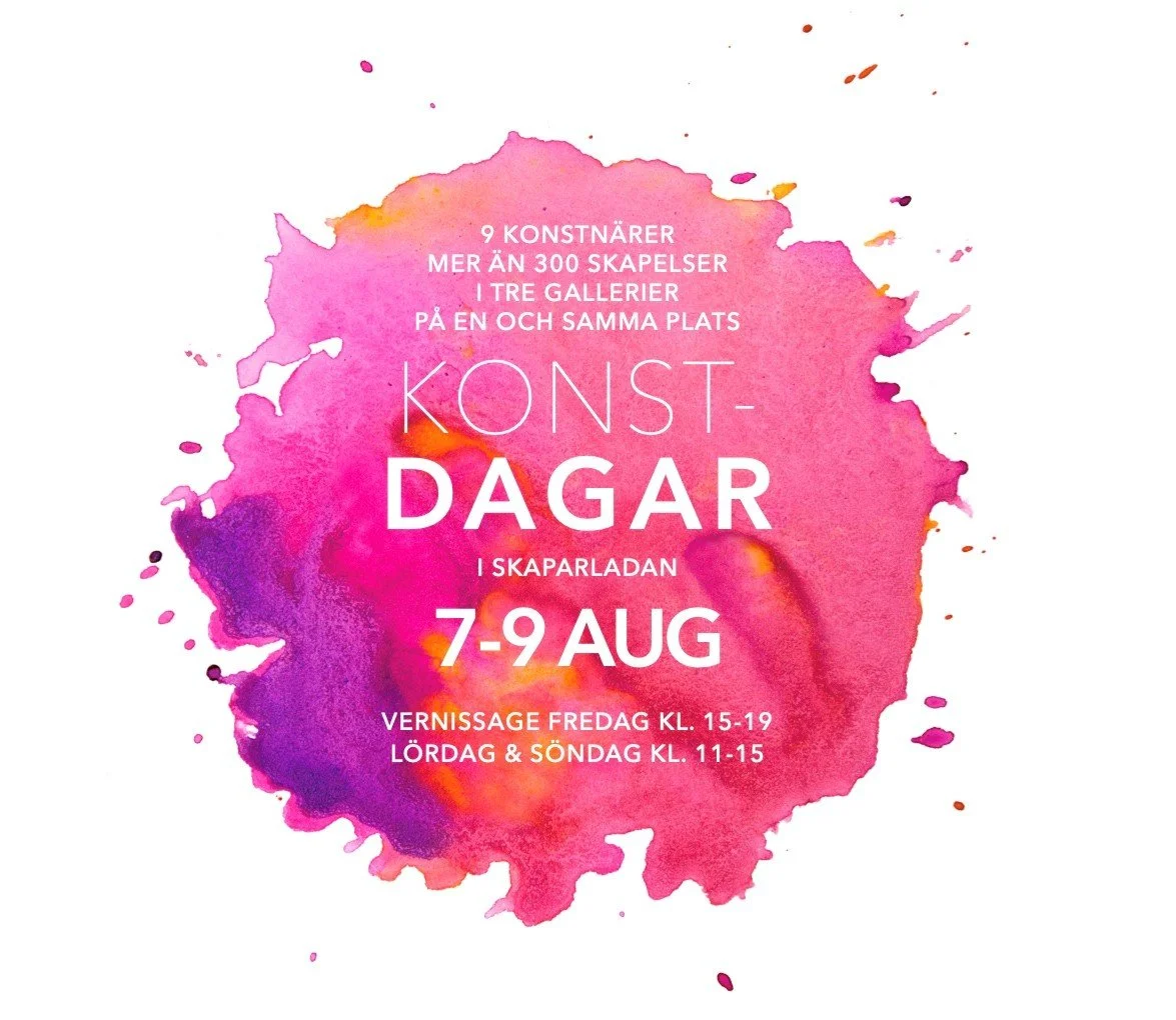 Konstdagarna 7-9 augusti på Rådmansö