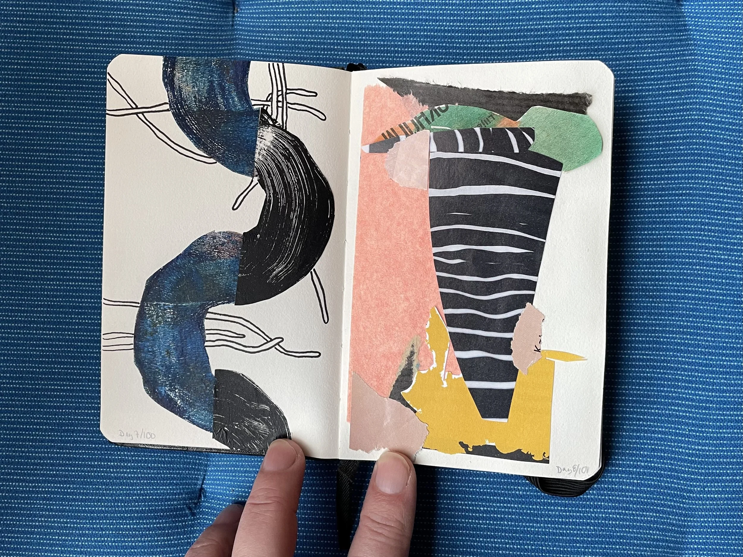 dag 7 och 8 av 100 collage