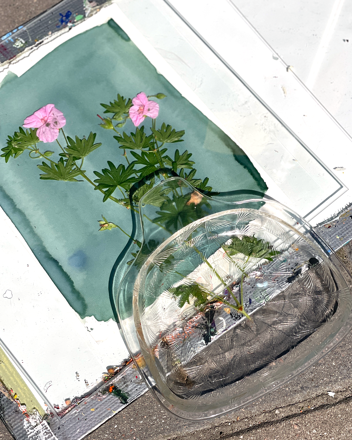Cyanotypi process