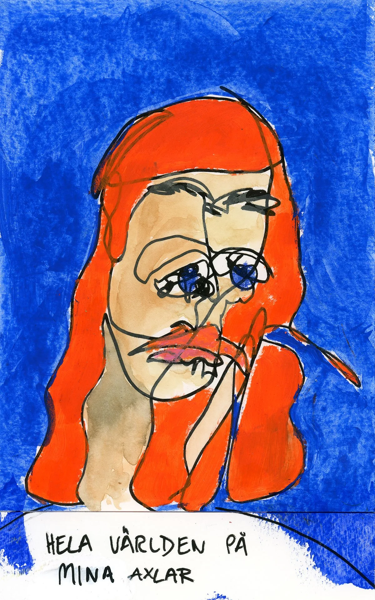 Hela världen på dina axlar, porträtt av Ann-Charlotte Geissler