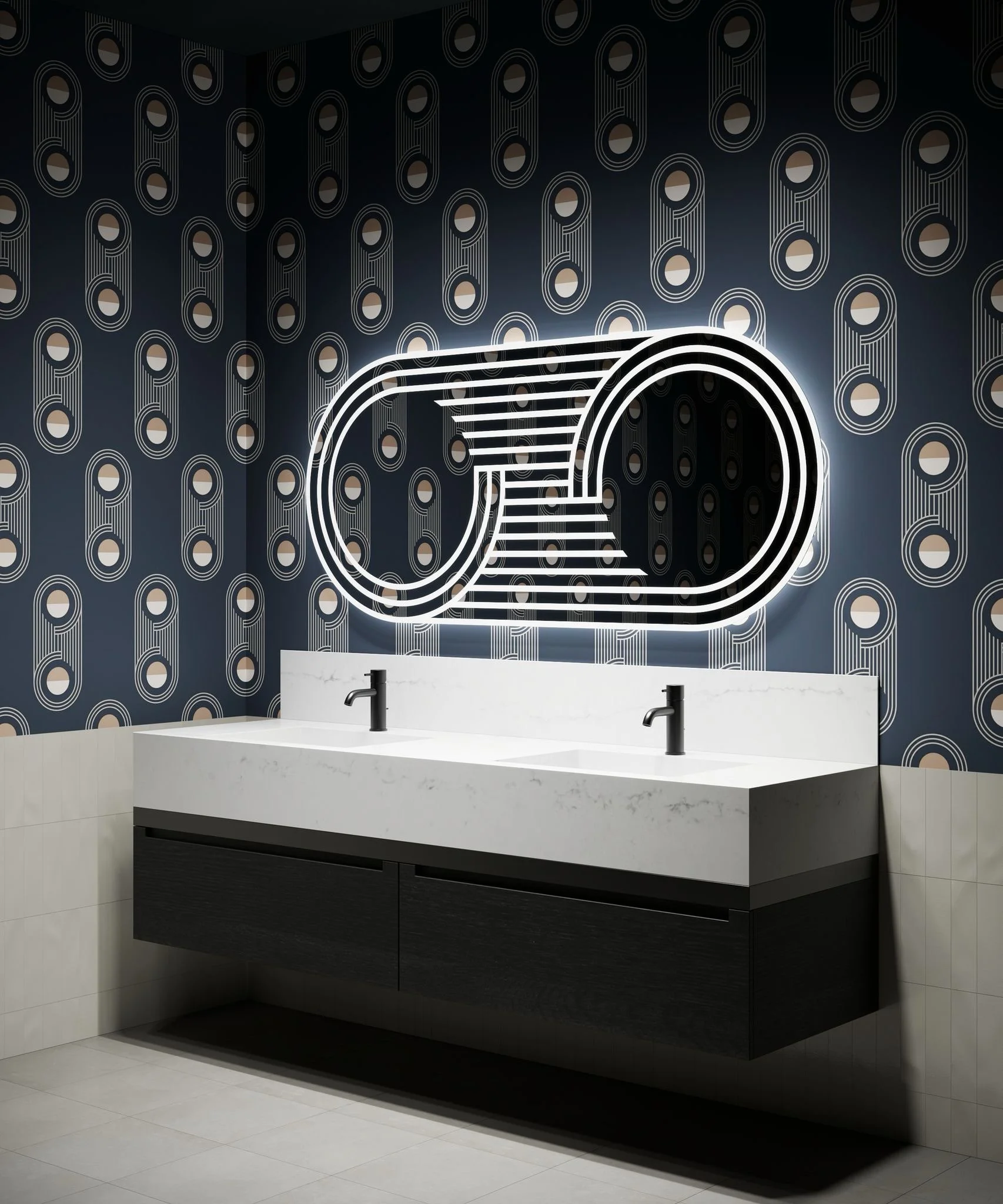 Restaurant Bathroom Design in Toronto