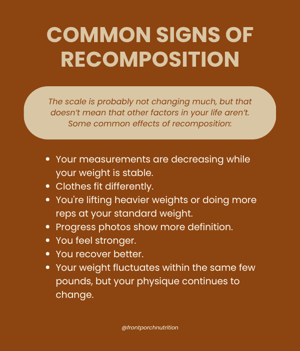 WHAT IS BODY RECOMPOSITION? (THE SCALE IS NOT THE WHOLE STORY)
