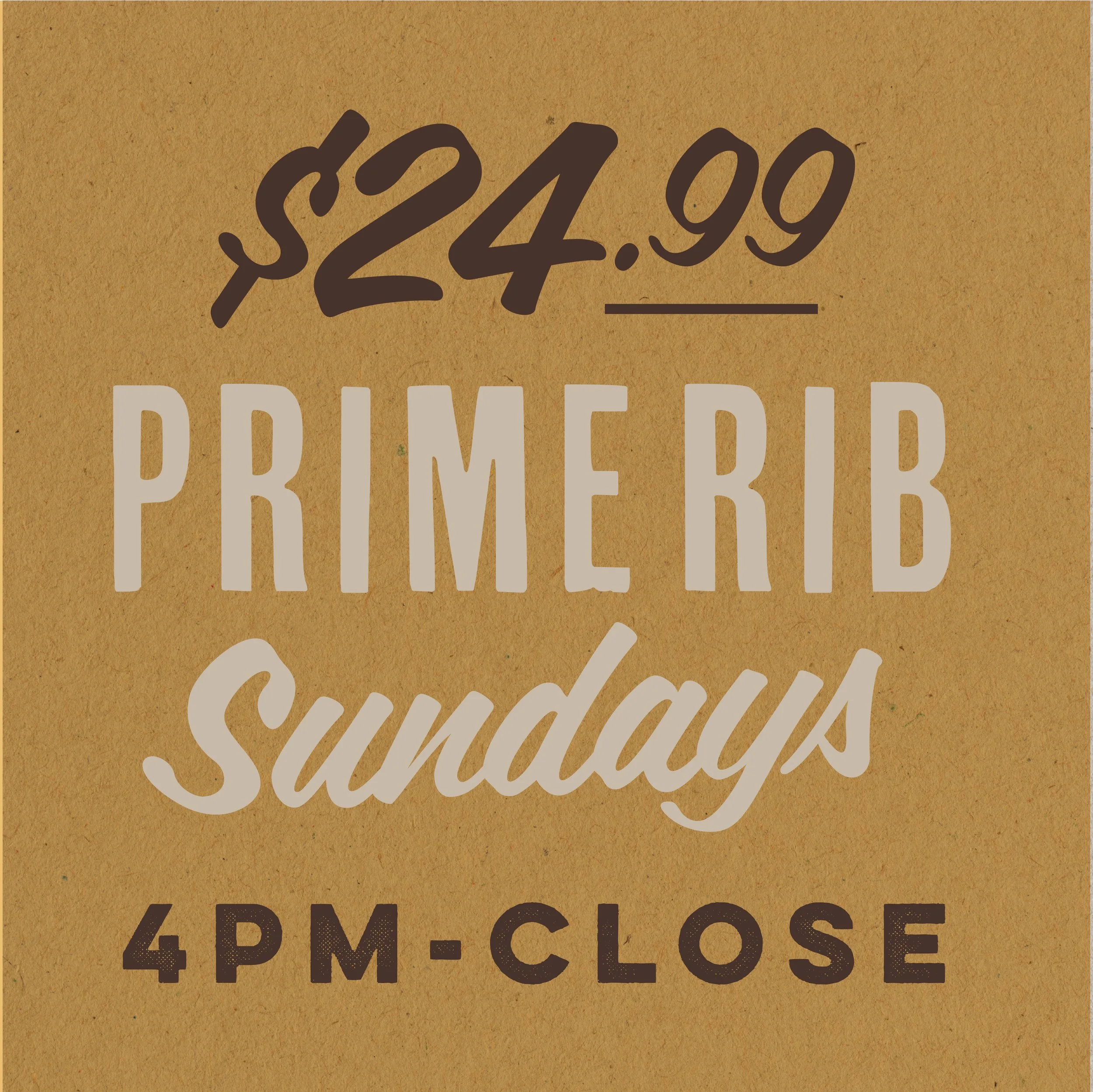 Cabin Restaurant Prime Rib Sundays
