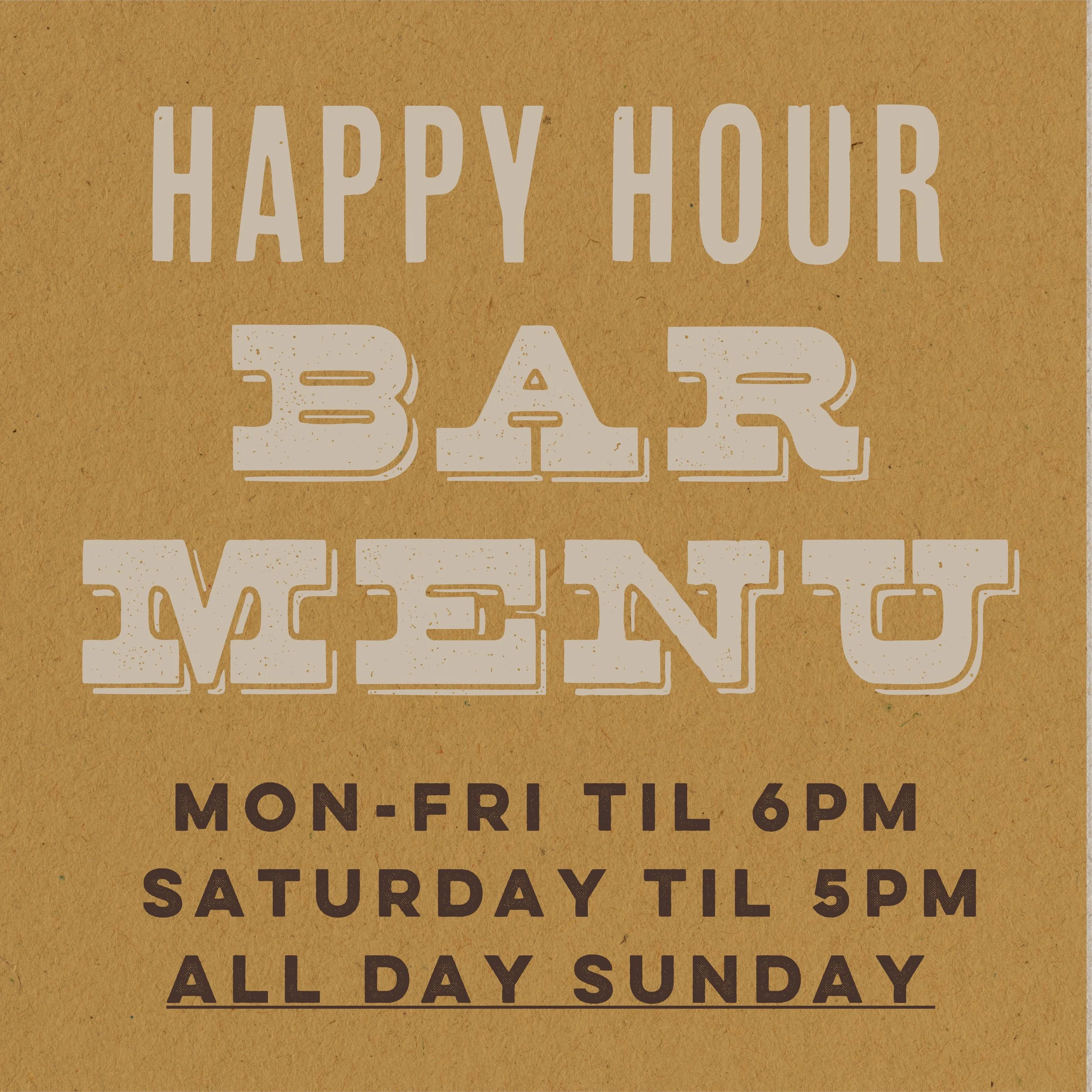 Cabin Restaurant Happy Hour