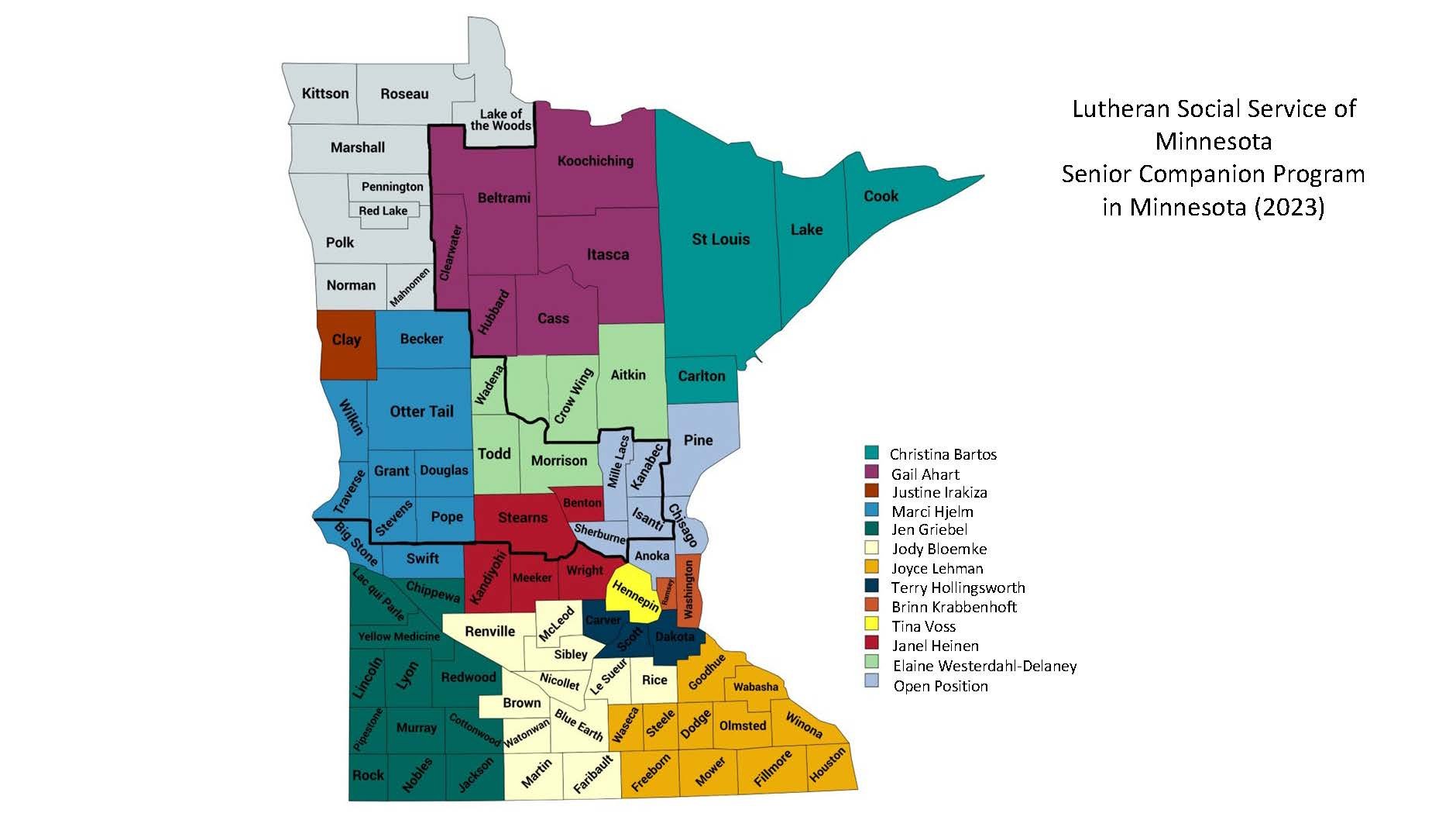 Minnesota Pmap Coverage Map Our Programs — AmeriCorps Seniors Minnesota