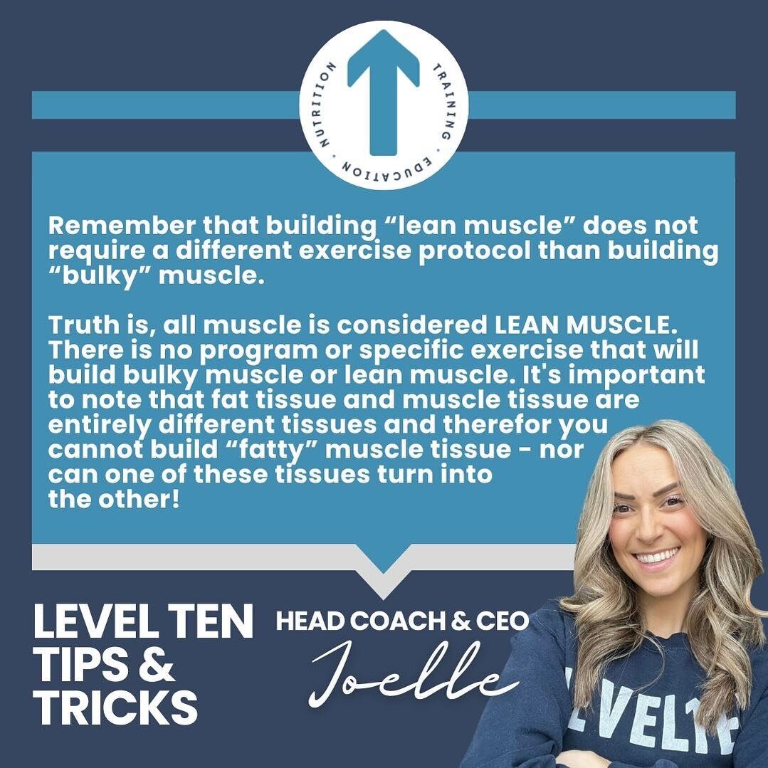 &ldquo;Remember that building &ldquo;lean muscle&rdquo; does not require a different exercise protocol than building &ldquo;bulky&rdquo; muscle.

Truth is, all muscle is considered LEAN MUSCLE. There is no program or specific exercise that will build