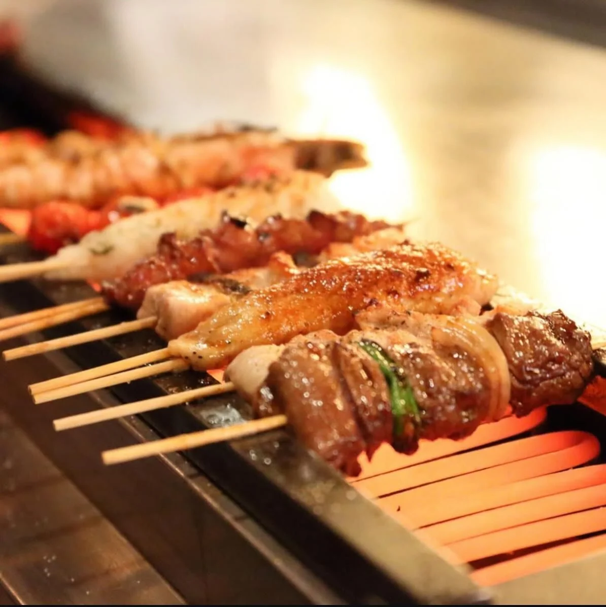 Crispy skin, tender meat, smoky perfection. What&rsquo;s on your stick tonight?

#YakitoriTotto #Yakitori #Izakaya #JapaneseFood #TokyoInNYC
#CharcoalGrill #SkeweredPerfection #TareSauce #JapaneseBBQ #NYCJapaneseFood
#SakeLovers #OmakaseExperience #L