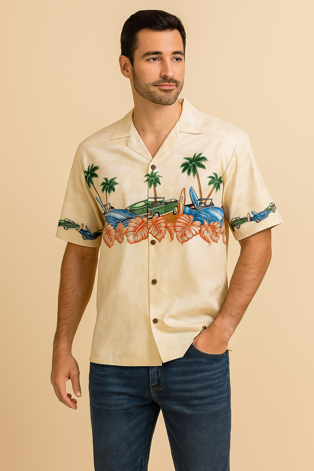 KY'S Authentic Aloha Shirt (AL-522CR)