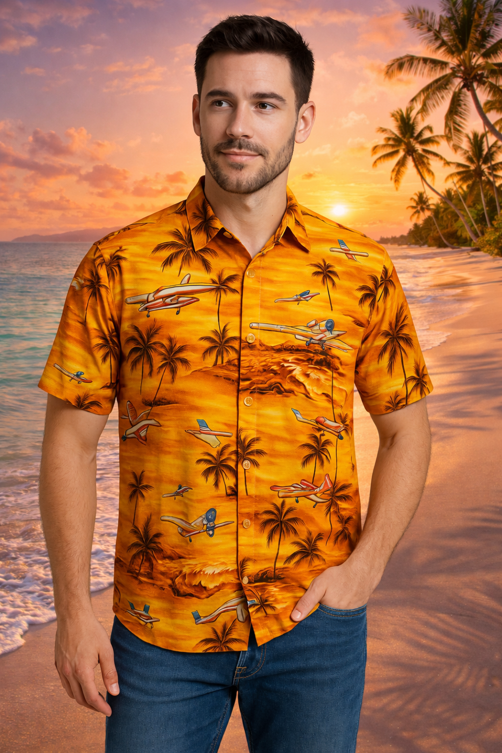 Orange w/ Airplanes (561)