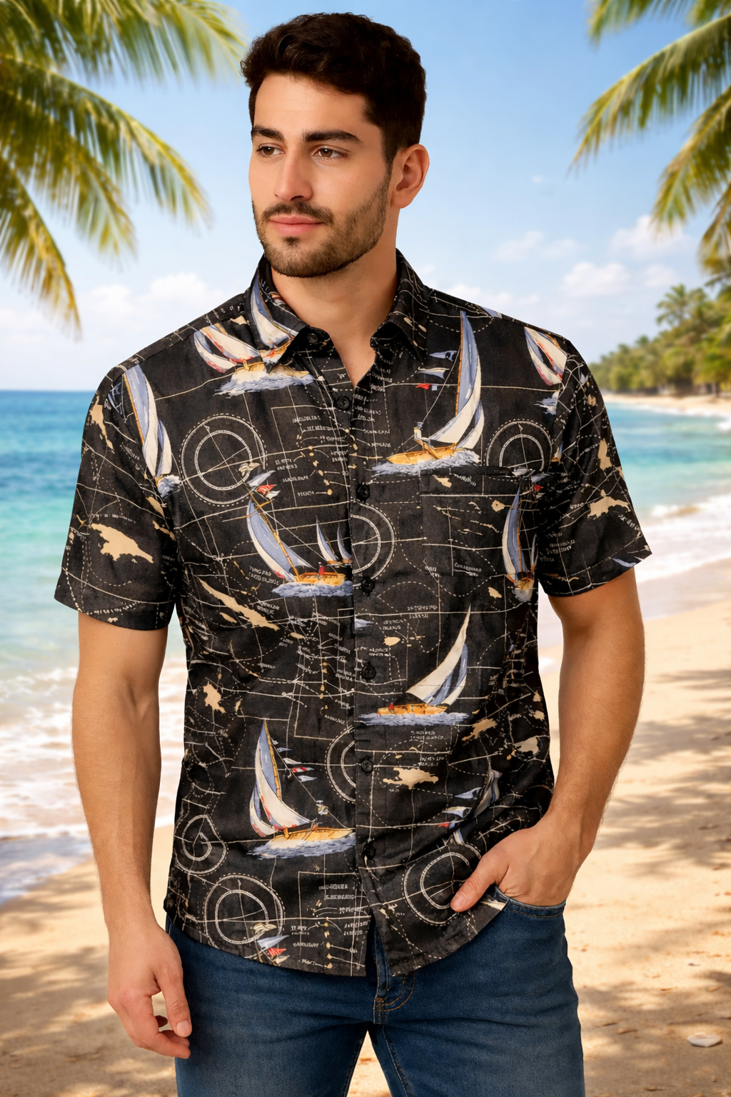 *NEW* - Sailboat - Black