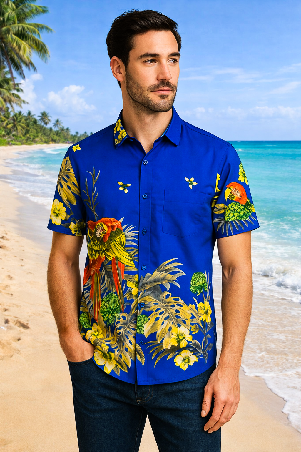 Large Parrots - Blue