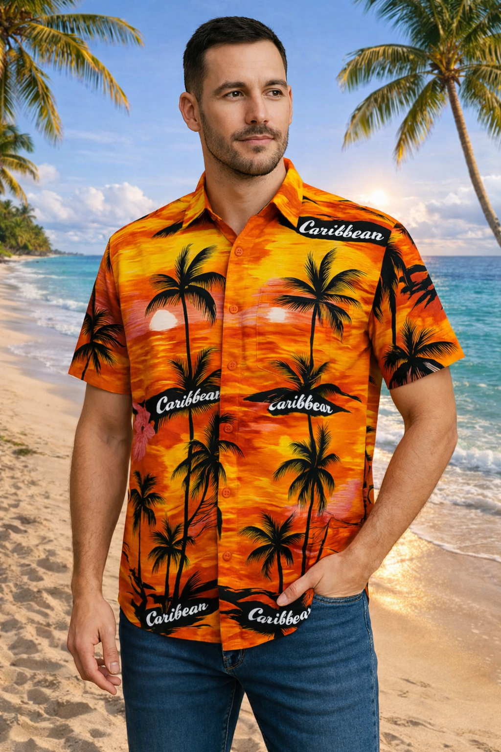 Caribbean Sunset - Orange/Pink (538)