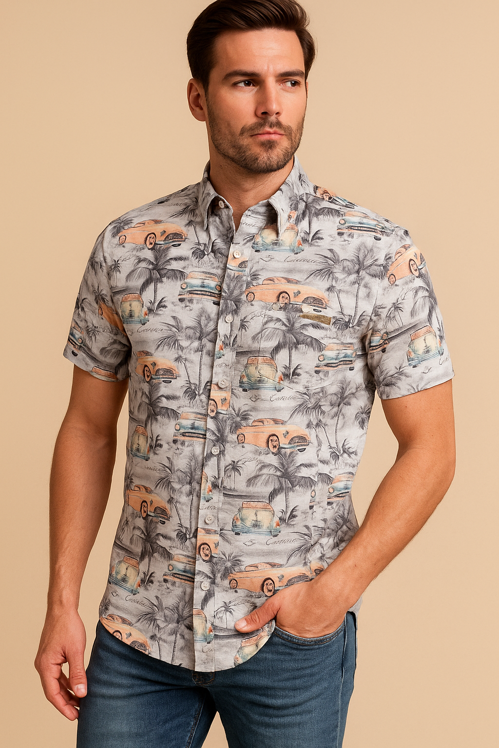 * NEW * Car Shirts - Grey