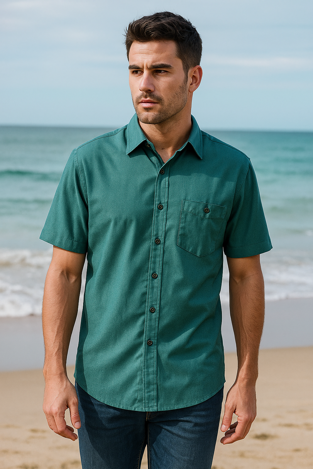 Solid Coloured Shirts - Green Enhanced 1.png