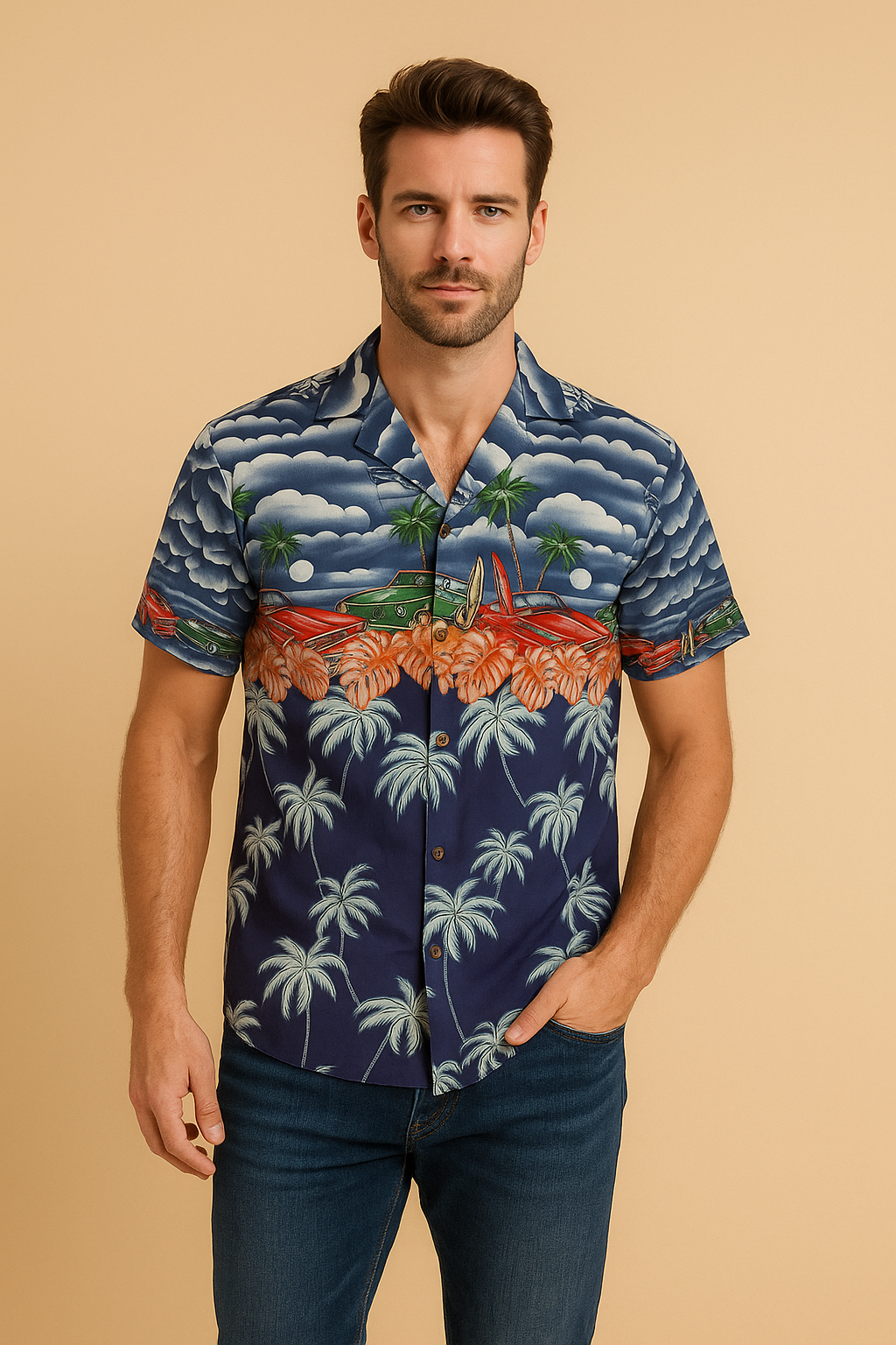 KY'S Authentic Aloha Shirt (AL-522NB)
