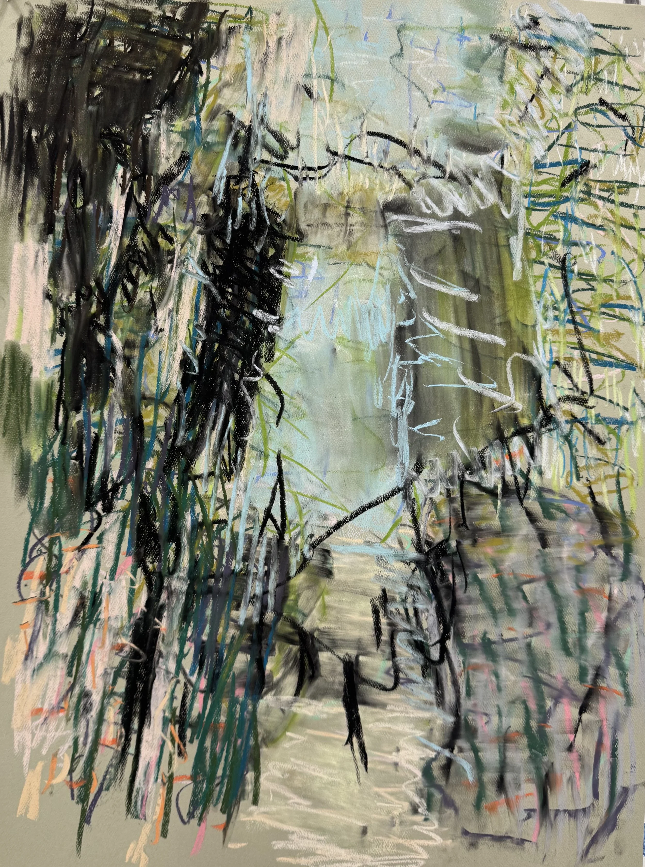 Charcoal and pastel 2026 24"x 18"