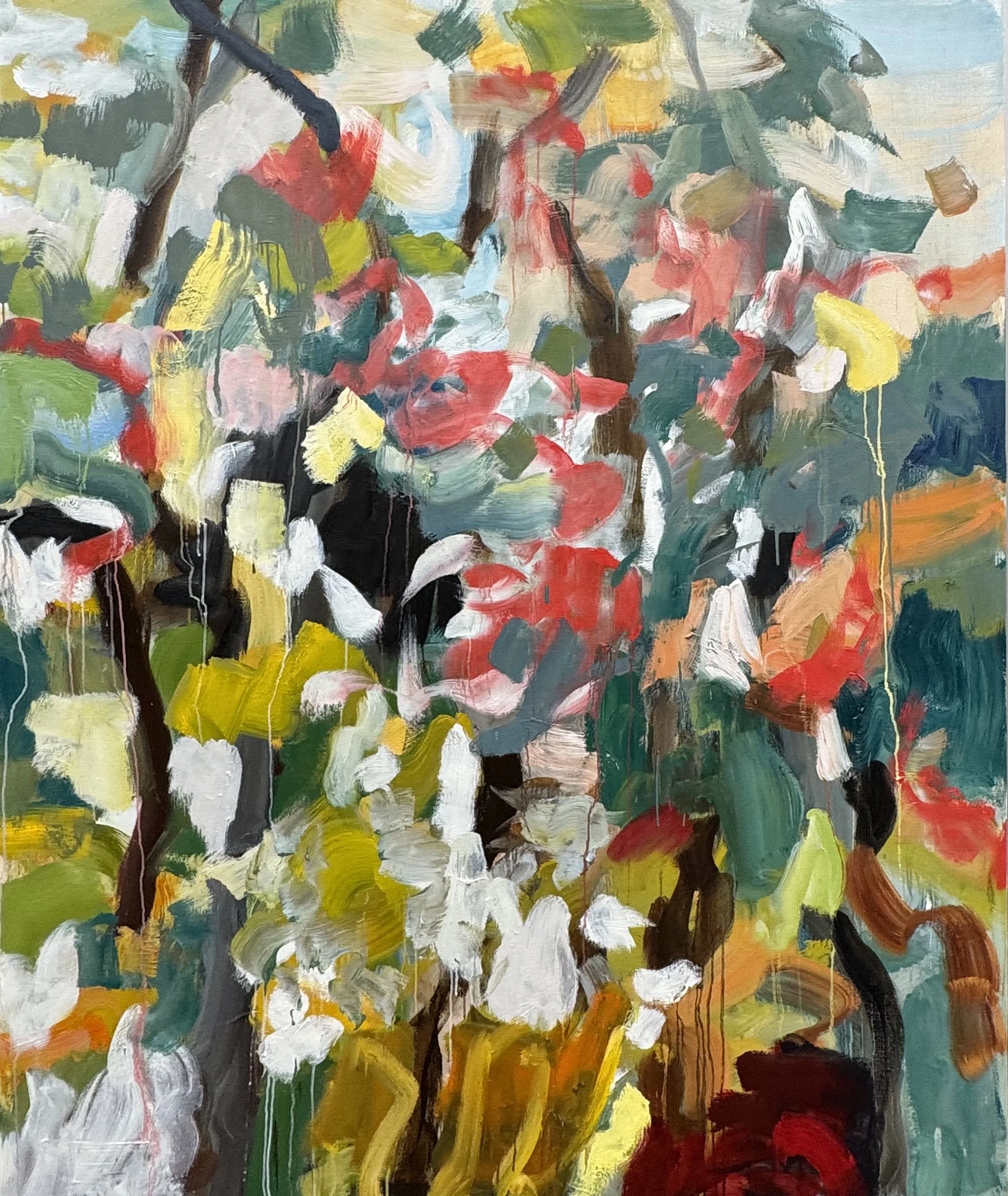 Fall River II 2025-26 oil on canvas 72"x 60"