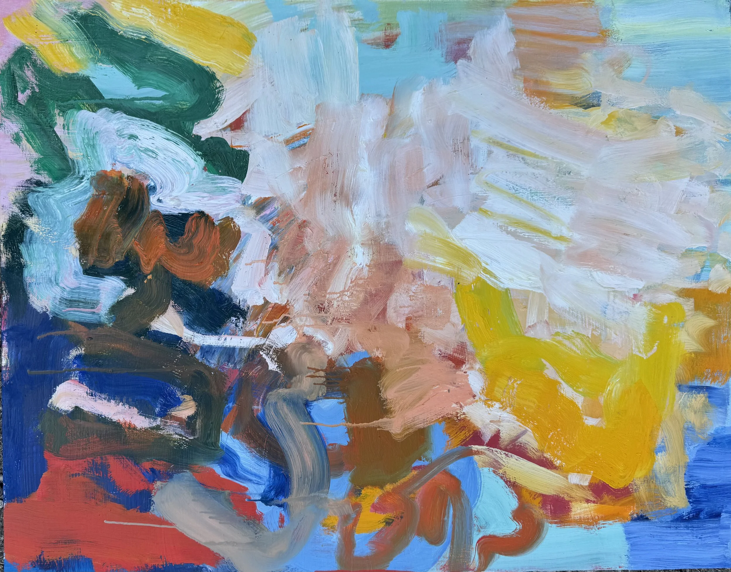 Crucible 2024 oil on canvas 36"x 48"