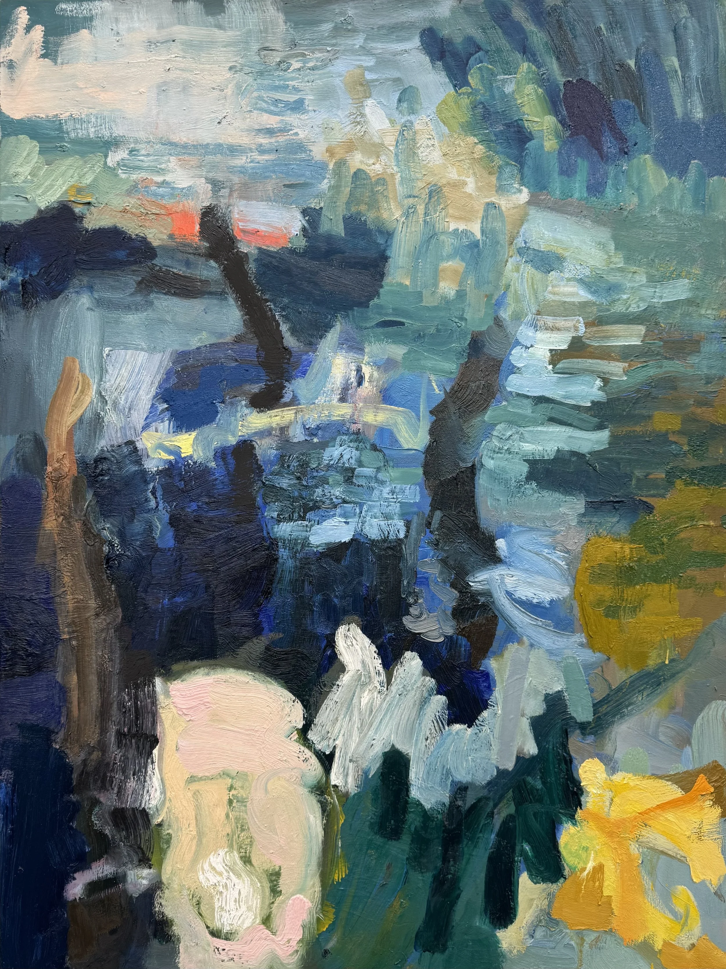 Untitled 2025-26 Oil on canvas 48"x 36"