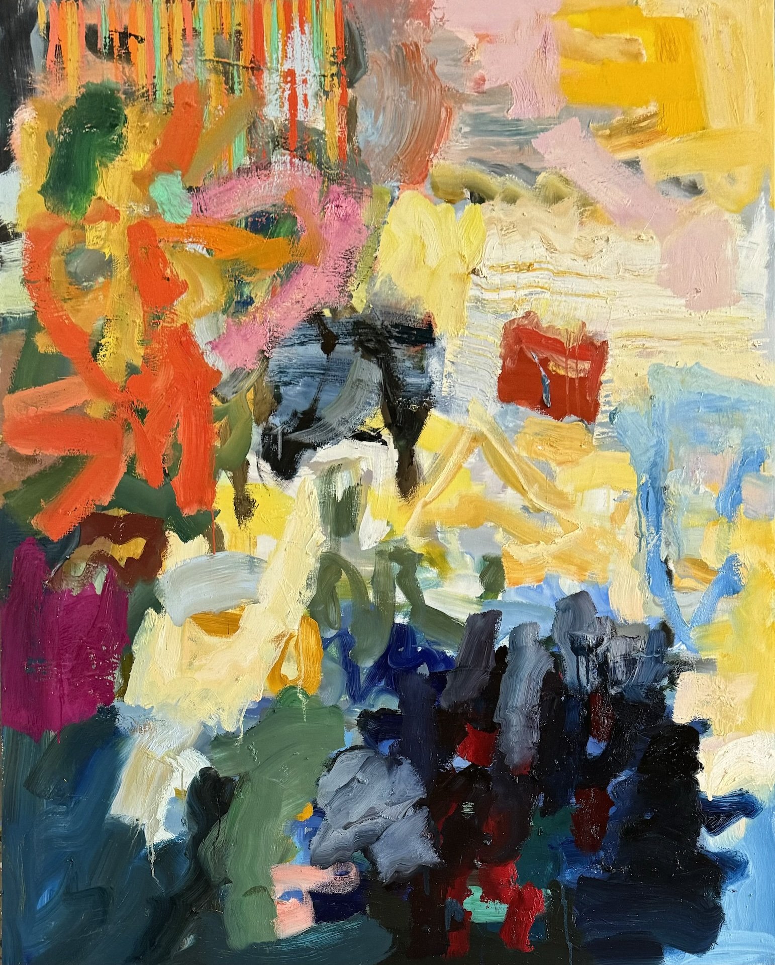 Lost at Sea 2024, Oil on Canvas, 48"x60"