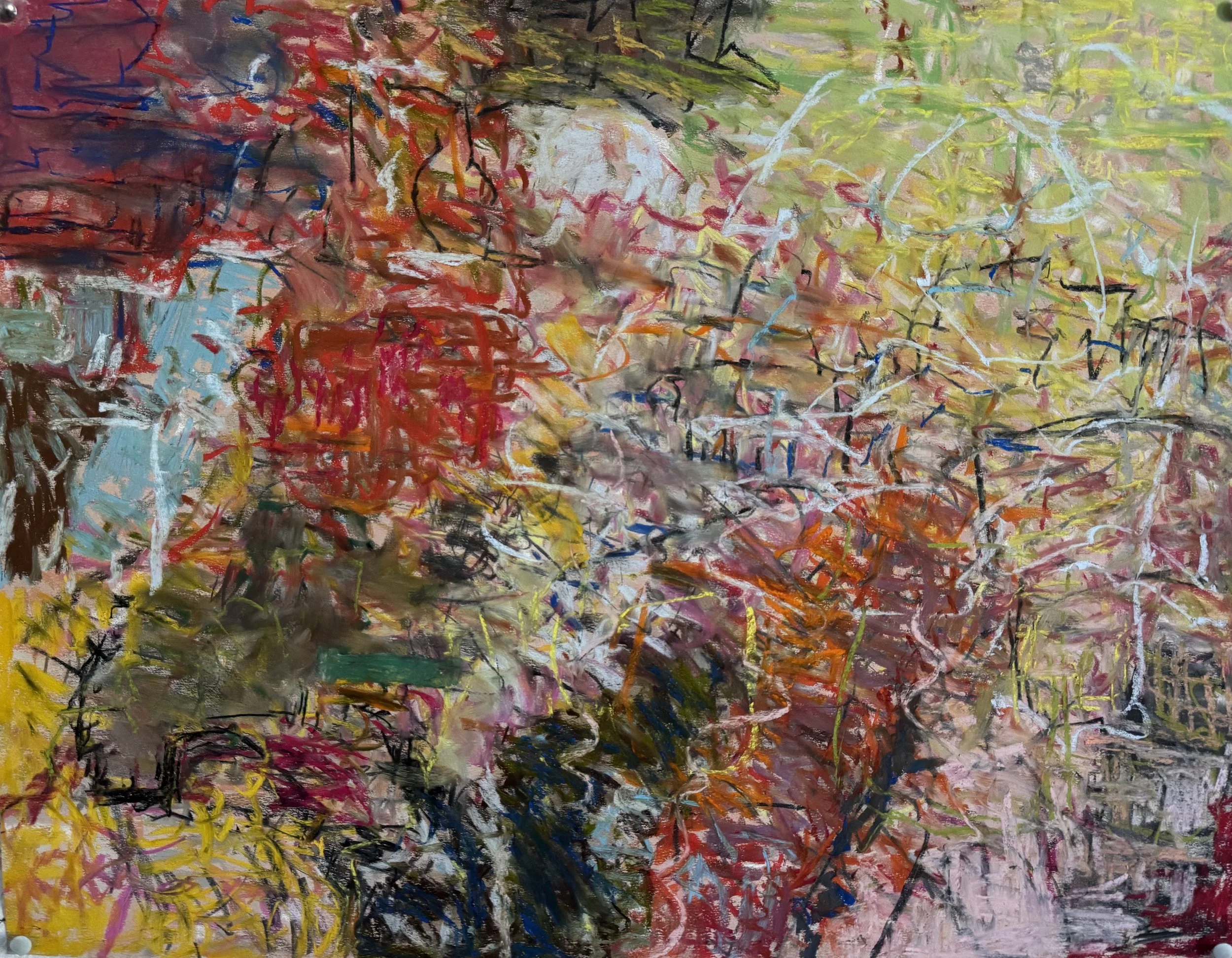 Untitled 2026, pastelon paper 19"x 25"