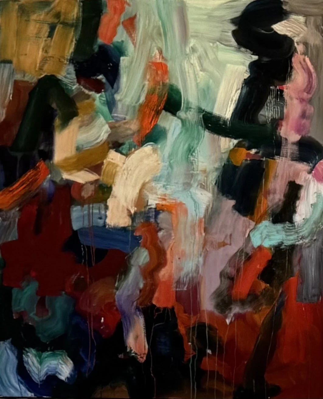 When th60"x72"e ghost comes 2025 oil on canvas