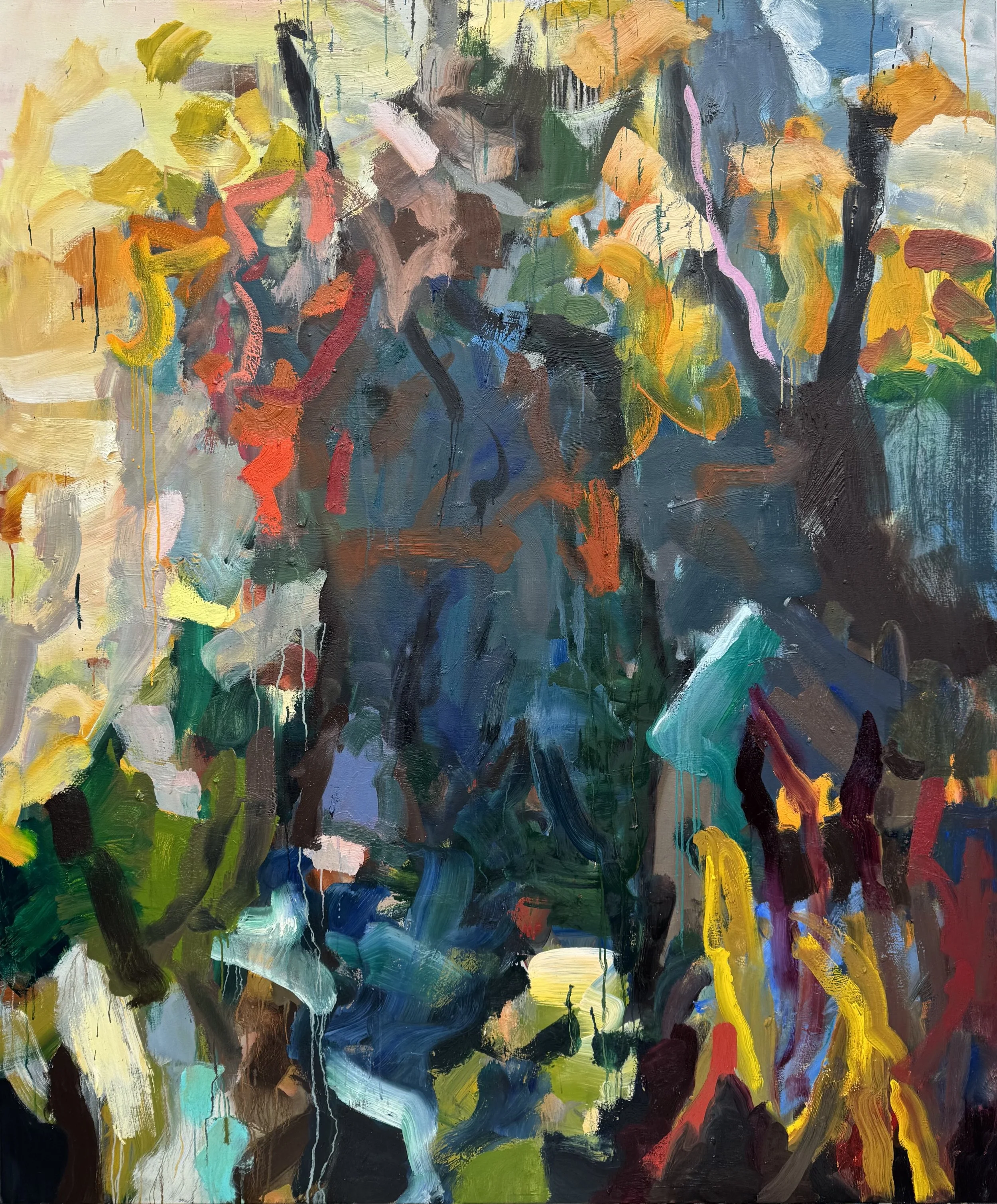 Fall River 2025-26 Oil on canvas 72"x 60"
