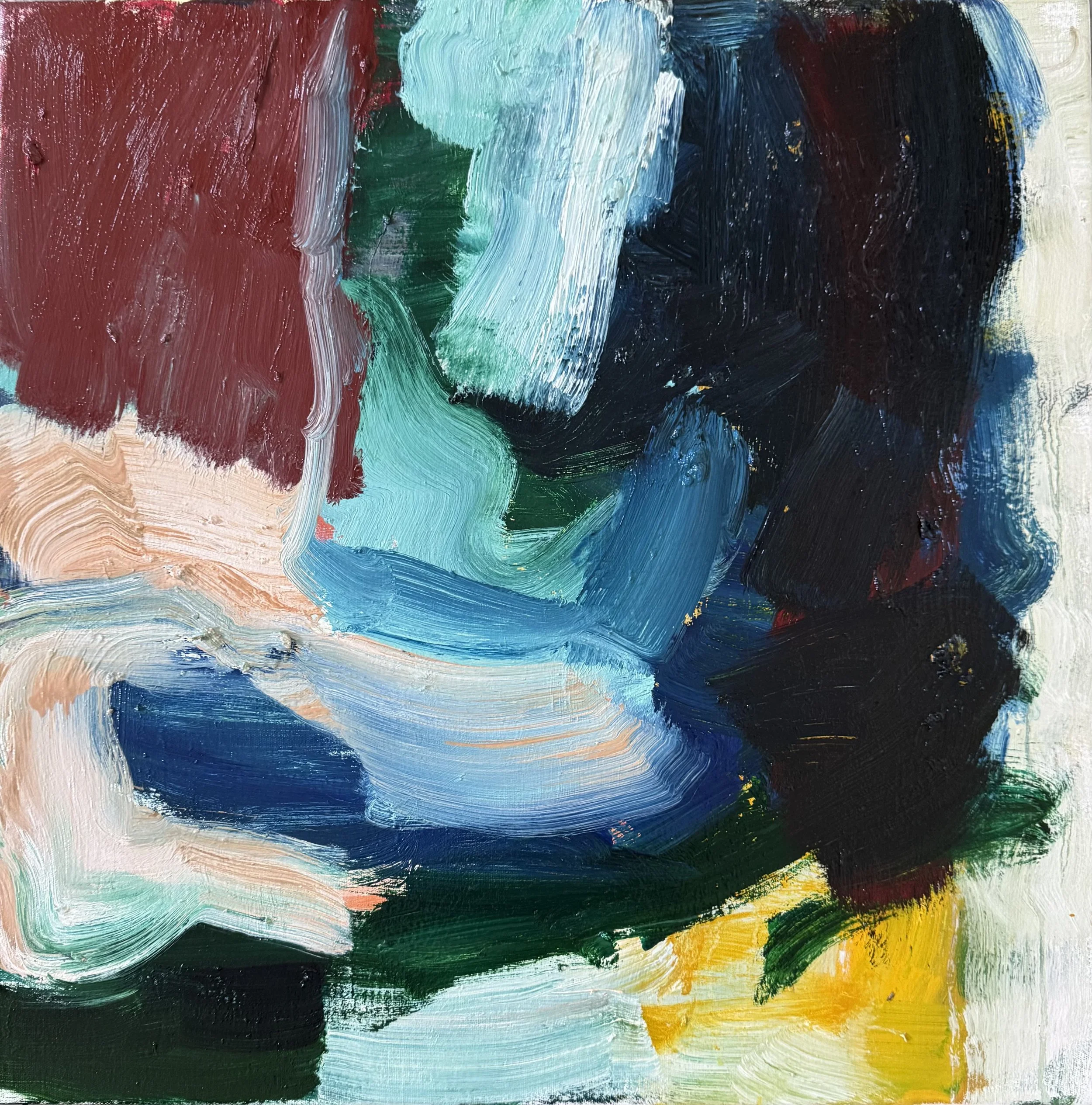 Submerge 2025 oil on canvas 24"x24"