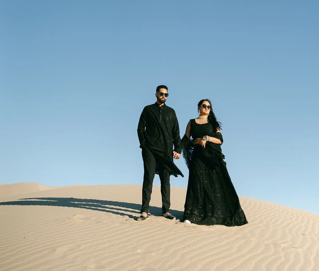 Khushbu and Sheevang at the Glamis Sand Dunes