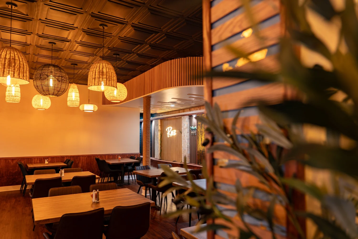 Roz Grill interior and kitchen