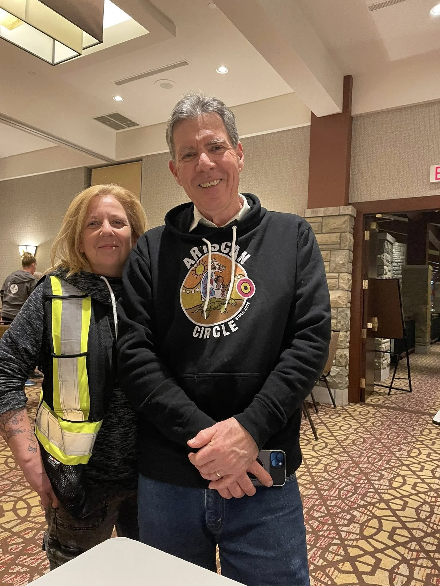 Xpera Supervisor Debbie and Artscan Circle Volunteer Paul Vukson.jpg