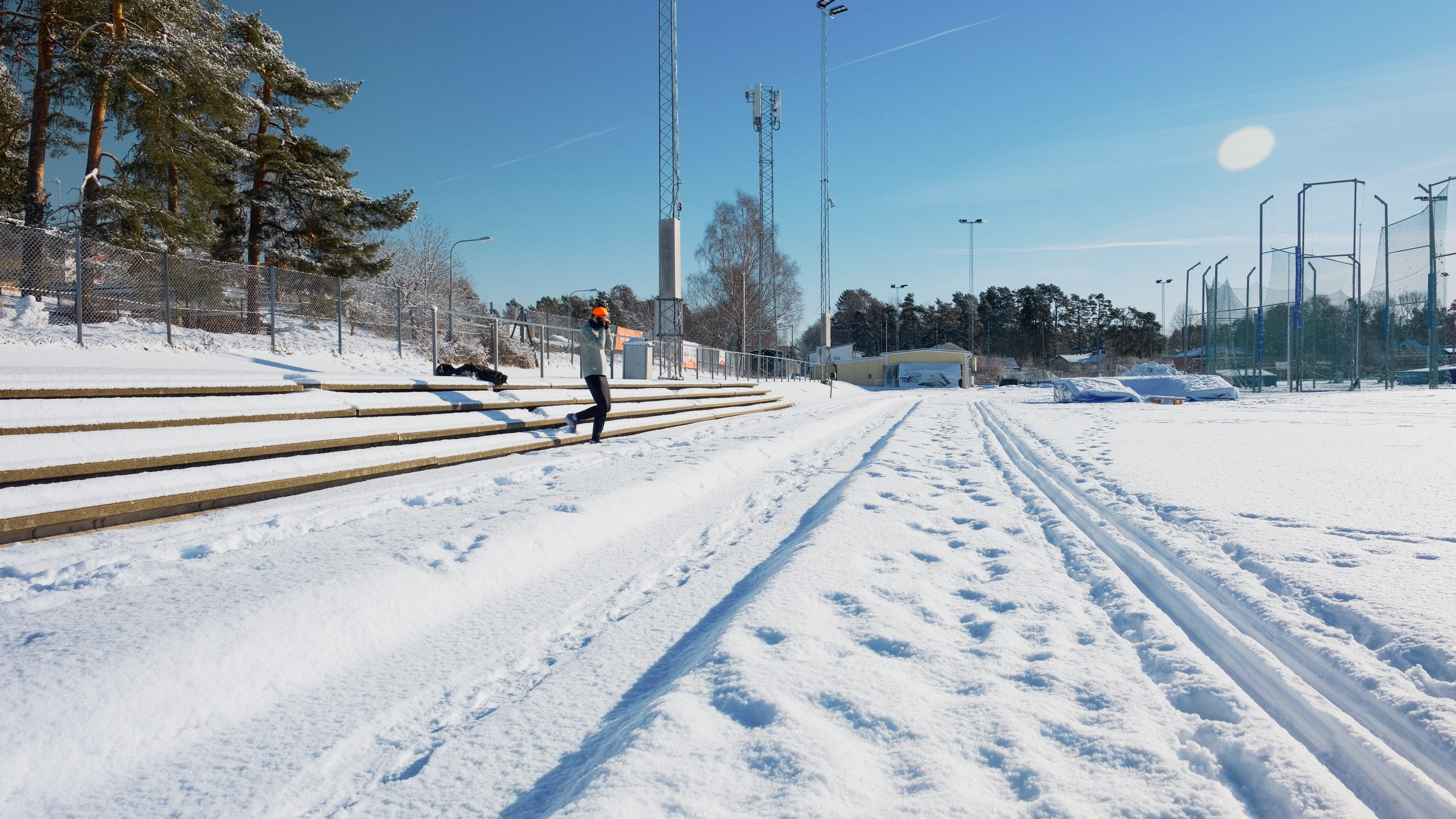 Video production on cold winter days