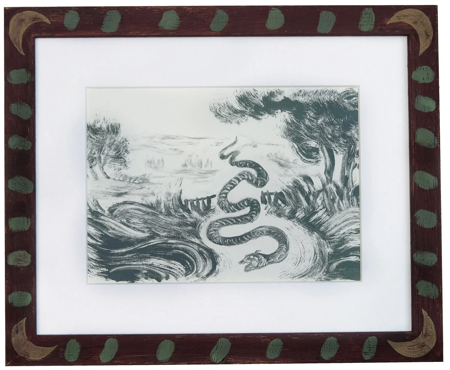 Study for The Long, Long Worm. Rachel Snowdon, 2026