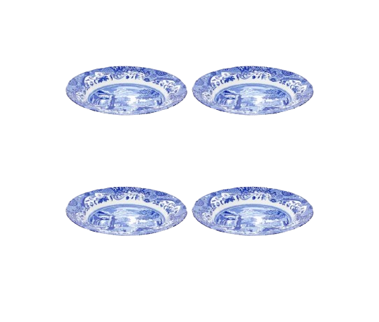 Blue Italian Soup Plates