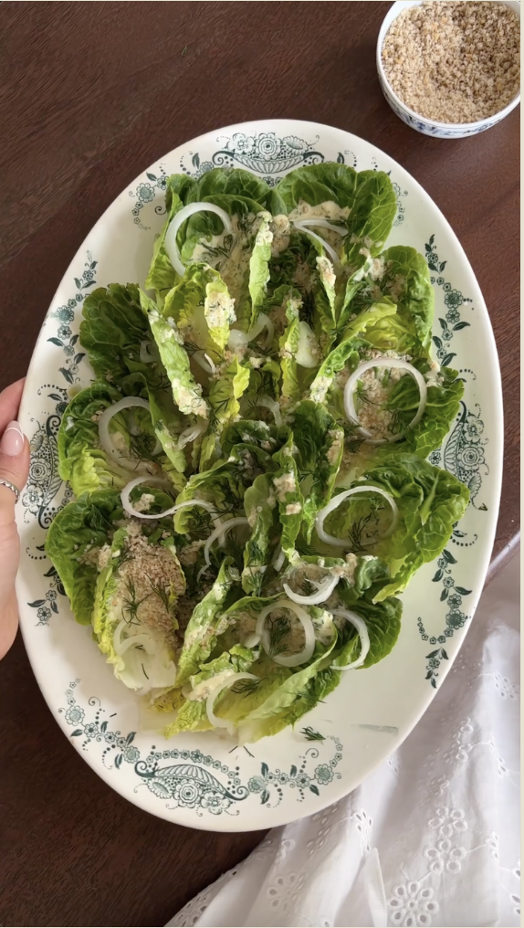 Little Gem Salad with Dill Ranch