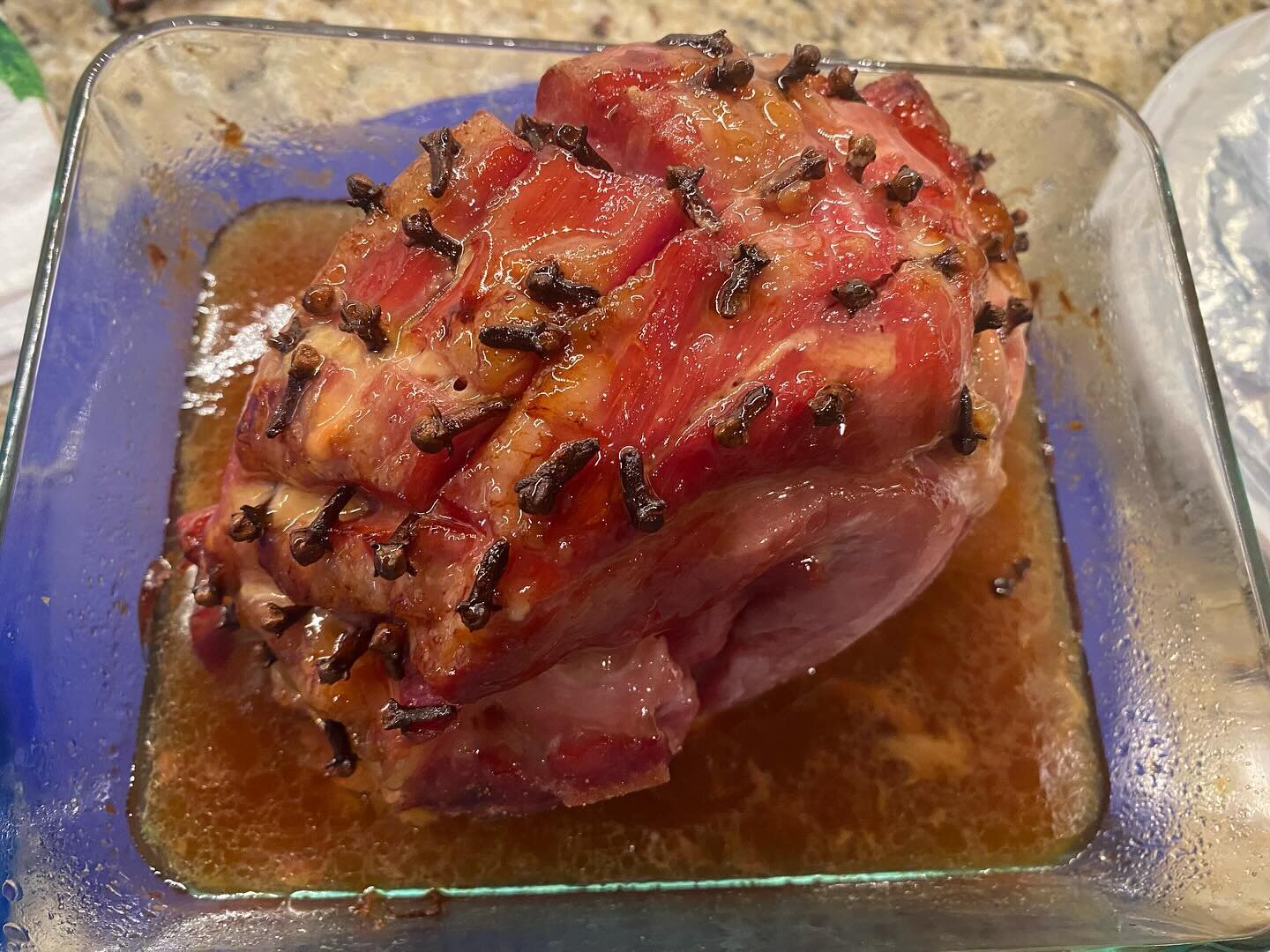 There is no comparison between store bought and pasture raised ham.  We had pasture raised brown sugar cured ham with brown sugar and honey glaze for Christmas eve lunch.