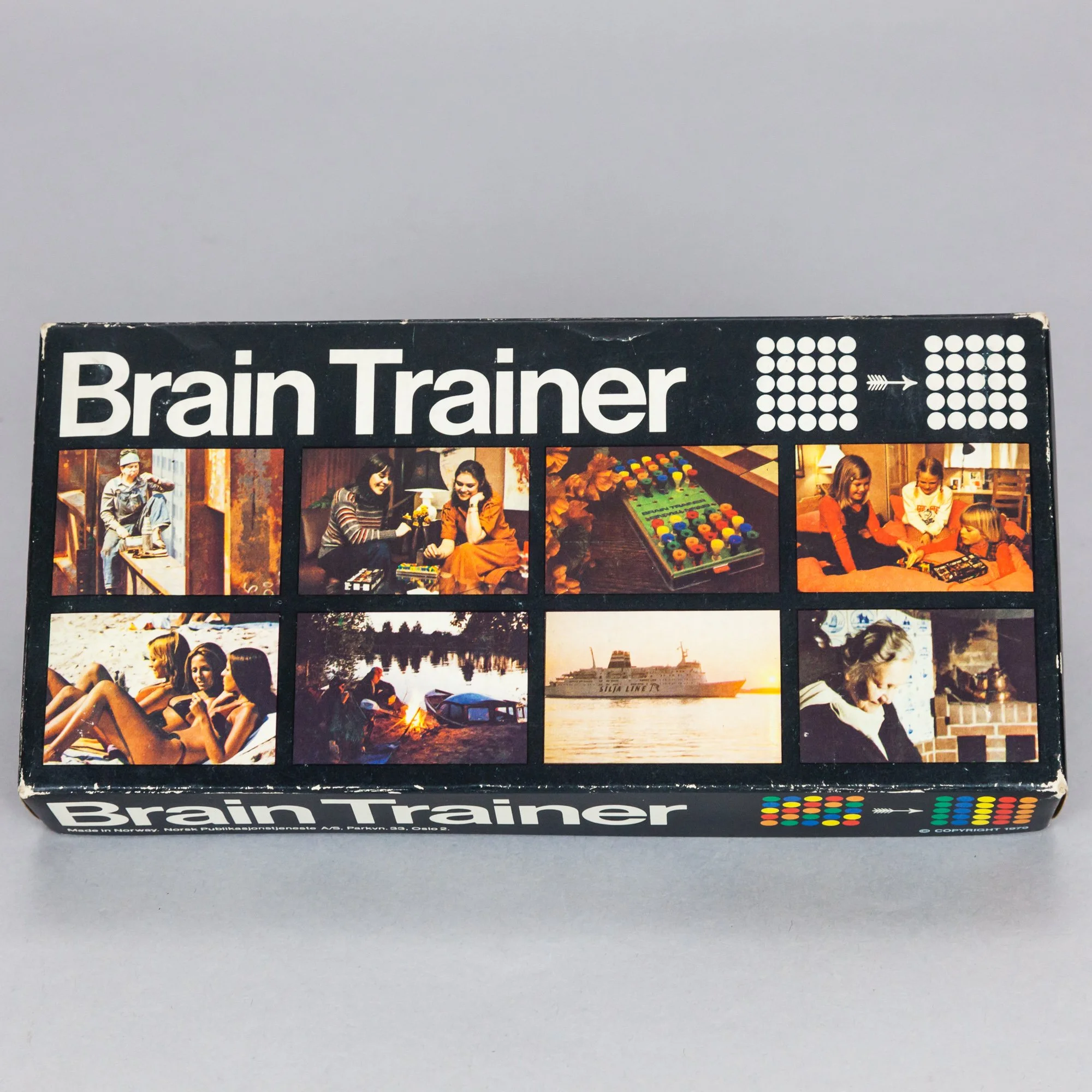 Brain Trainer, vintage concentration game from the 1970s