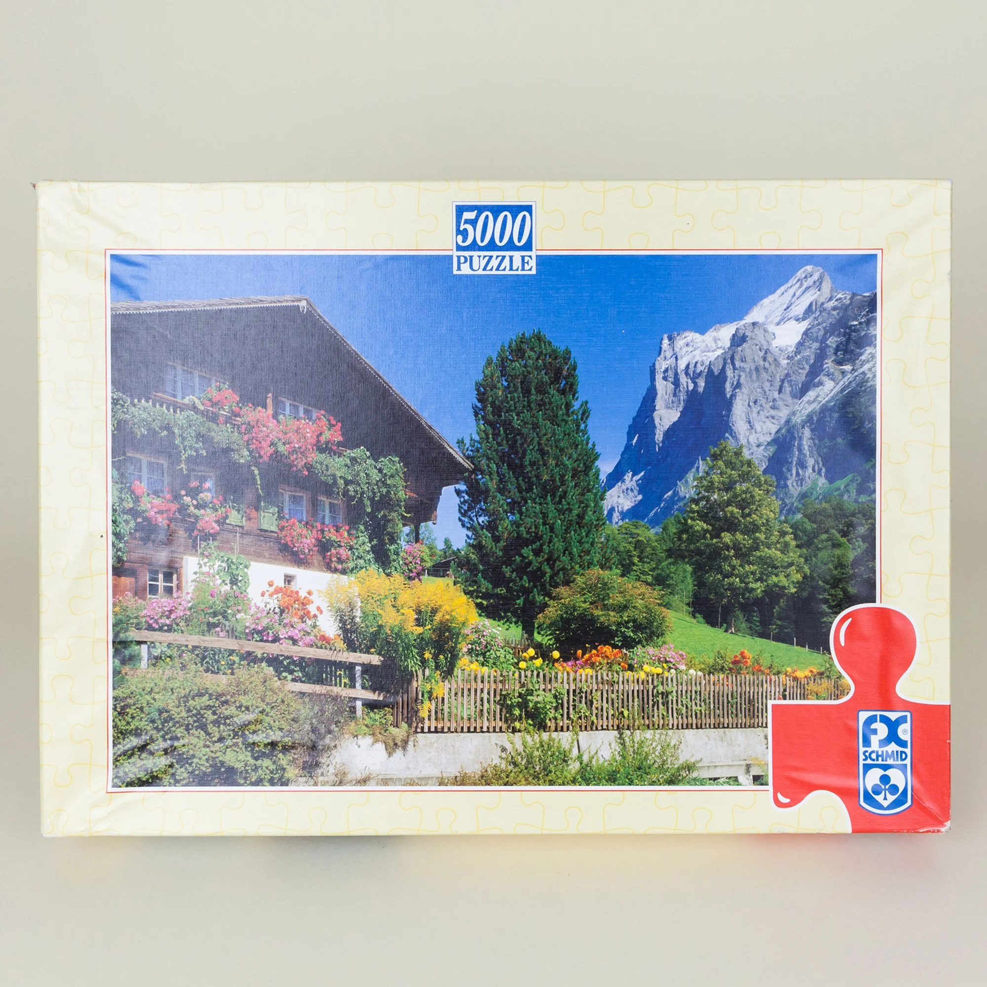 "Corno Banderuola - Grindelwald Switzerland" 5000-piece puzzle by F.X. Schmid.