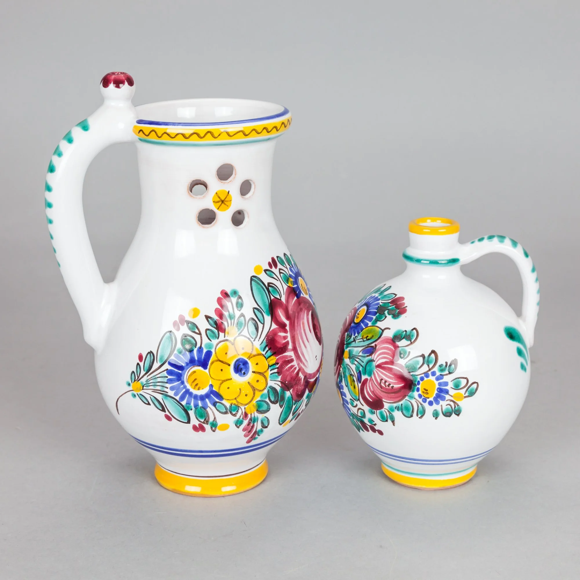 Pair of Modra ceramic vases