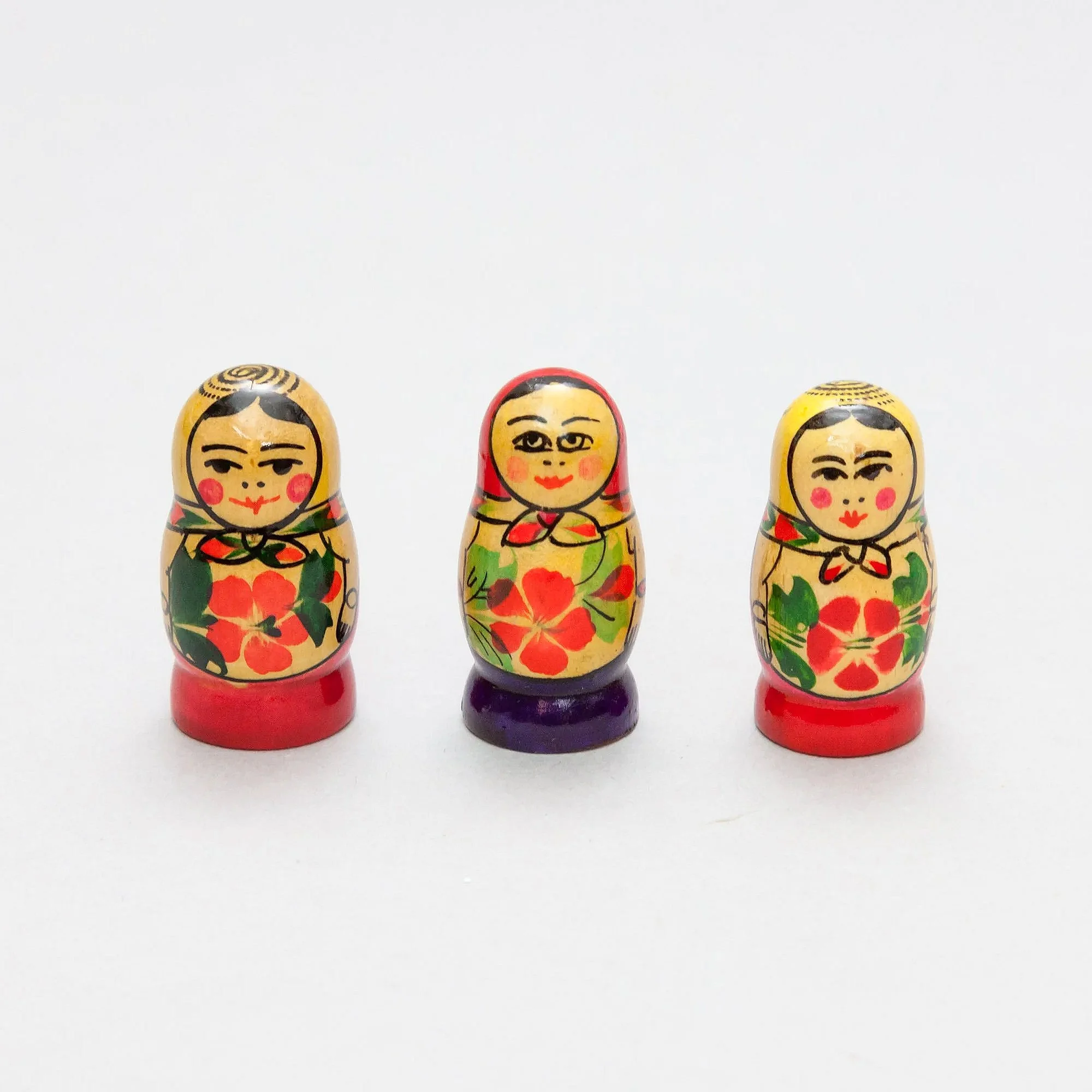 Set 3 mini Semionov’s Matryoshka 