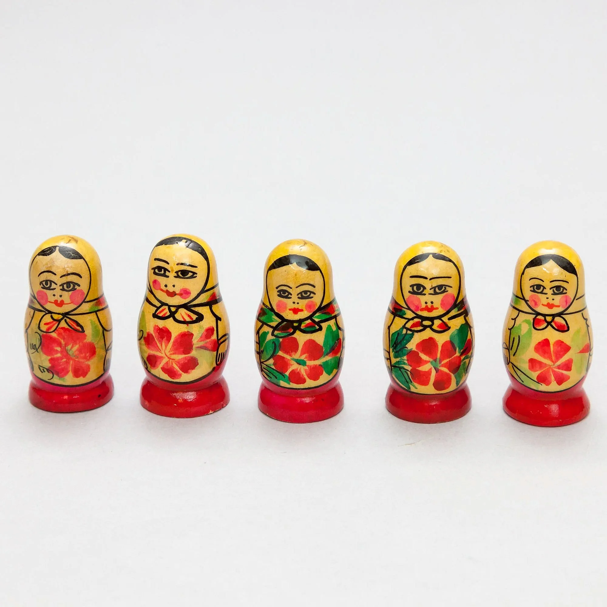 Set 5 mini Semionov’s Matryoshka 