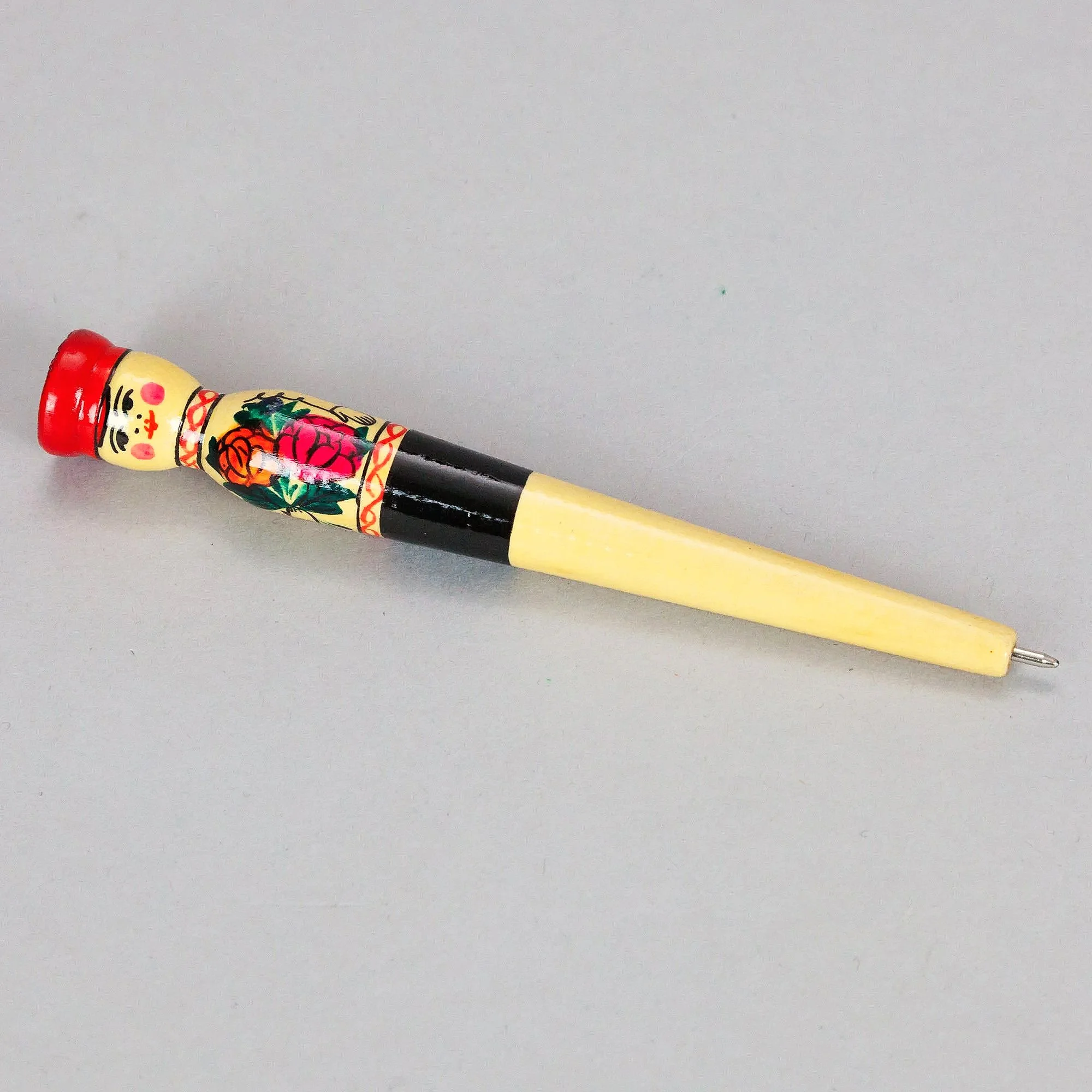Male Matryoshka pen with tag